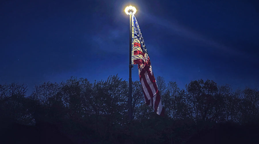 The Best Waterproof Solar Flagpole Light For Your Flag