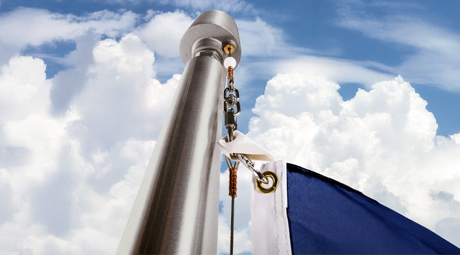 Commercial Flagpole Rope Replacement