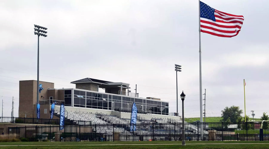 Commercial Flagpole for a Sports Facility