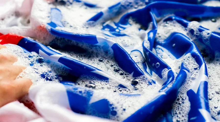 How to Clean Stained American Flags
