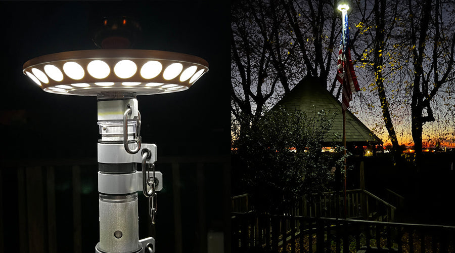 How to Wire a Solar Flagpole Light? No Wires Needed!