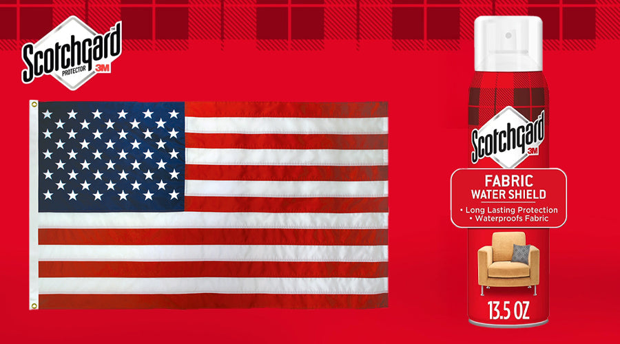 Scotchgard Your American Flag for Winter