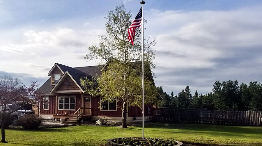 Telescoping Flagpole for Small Yards