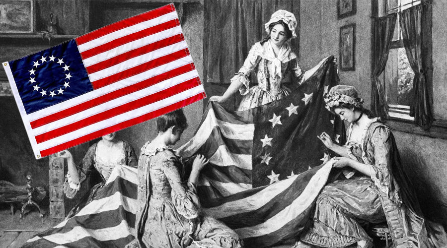 The Enduring Legacy of the American Flag with 13 Stars: The Betsy Ross Flag