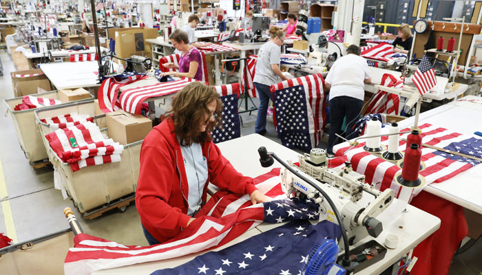 Large American Flags: A Journey Through History and Manufacturing