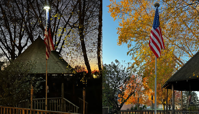 Raise Old Glory With a Telescoping Flagpole Kit