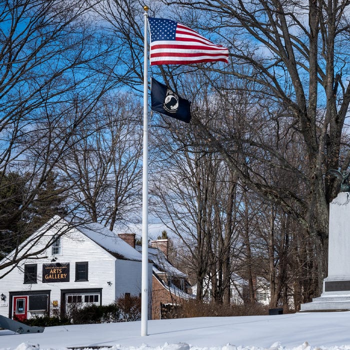 35' Tapered Fiberglass Flagpole - Commercial