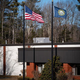 35' Tapered Fiberglass Flagpole - Commercial