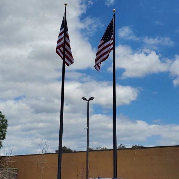 50 Ft CS Commercial Flagpole External Halyard