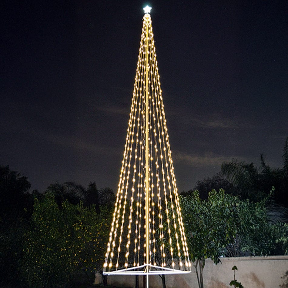 Flagpole Christmas Tree