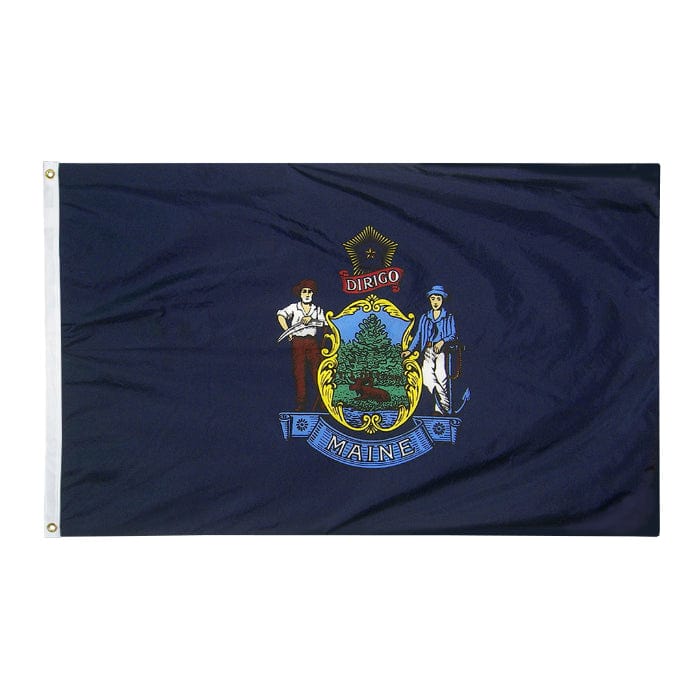 Maine State Flag - Nylon or Poly