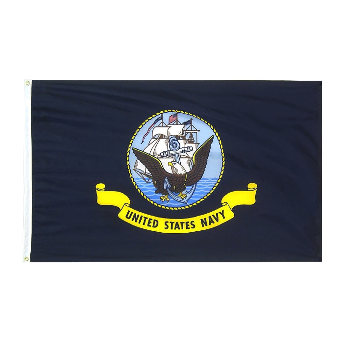 Navy Flag - Nylon or Poly