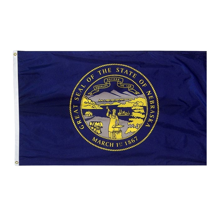 Nebraska State Flag - Nylon or Poly