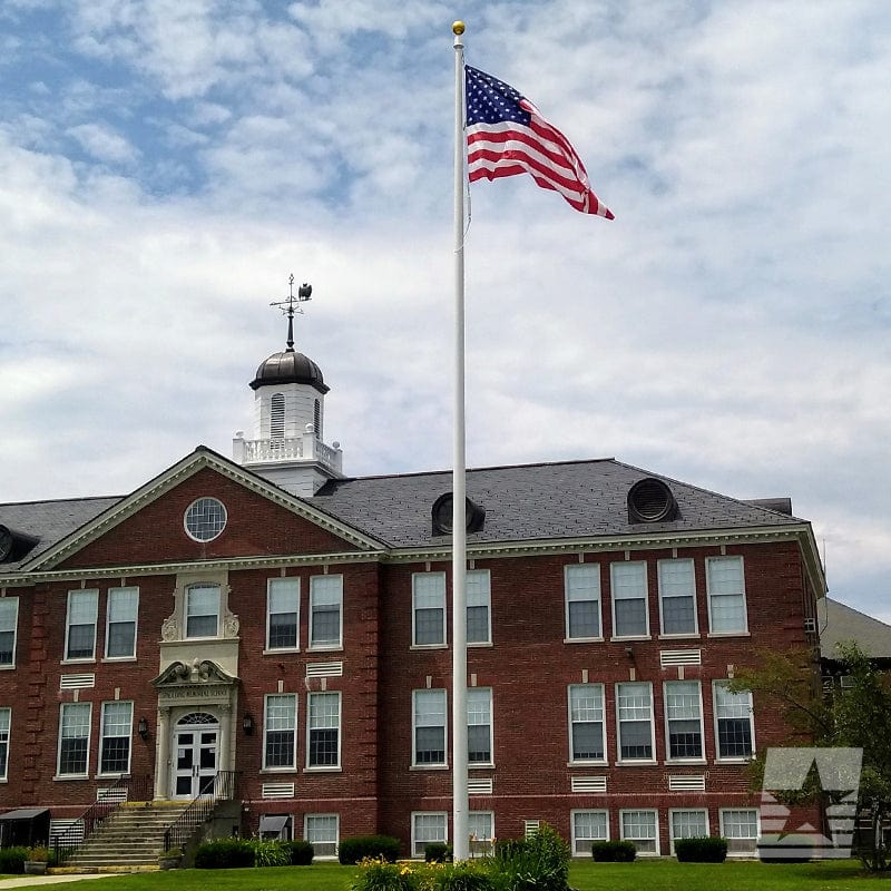 20' Tapered Fiberglass Flagpole - External