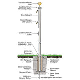 35' Pro Series Aluminum Flagpole