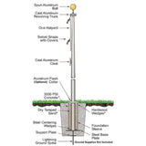 20' Pro Series Aluminum Flagpole