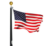 15' Residential Tapered Aluminum Flagpole - One Piece