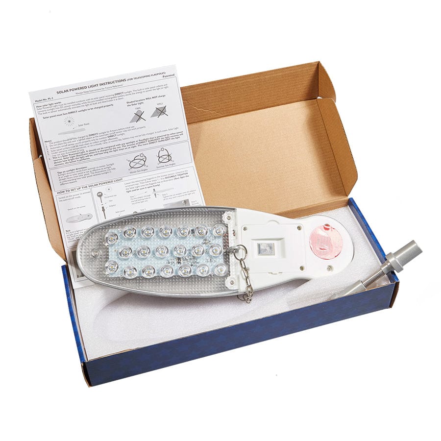 X20 Solar Flagpole Light