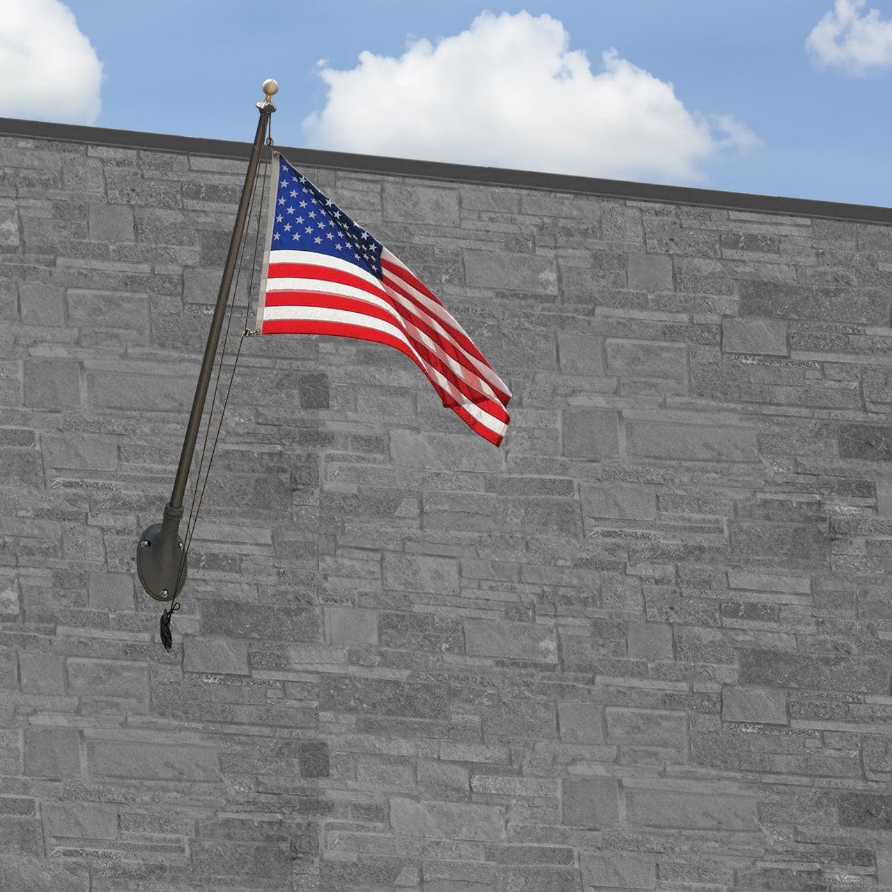 Commercial Grade Wall Mount Flagpole