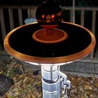 X40 Solar Flagpole Disk Light