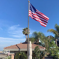 Hurricane Series 50' Tapered Aluminum Flagpole - External Halyard